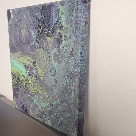 Acrylic Pour Painting Canvas Wall Art - Picture 2 of 3